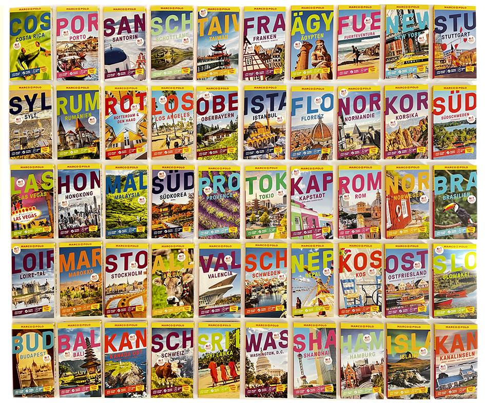 Detail of Marco Polo Travel Guides Cover