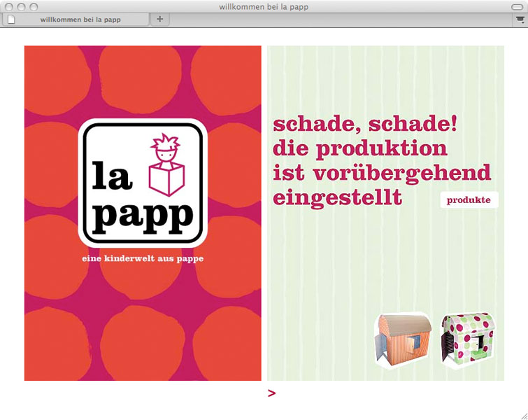 Detail of la papp, Berlin –<br/>Website