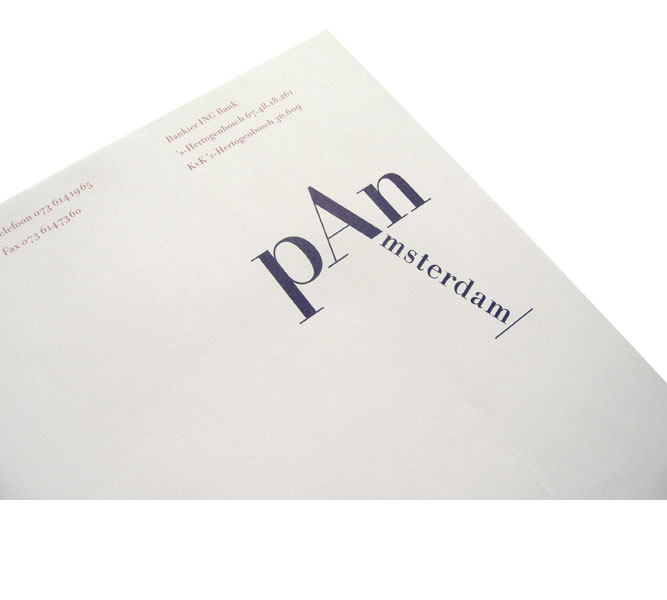 Detail of pAn Amsterdam –<br/>Logo and Branding